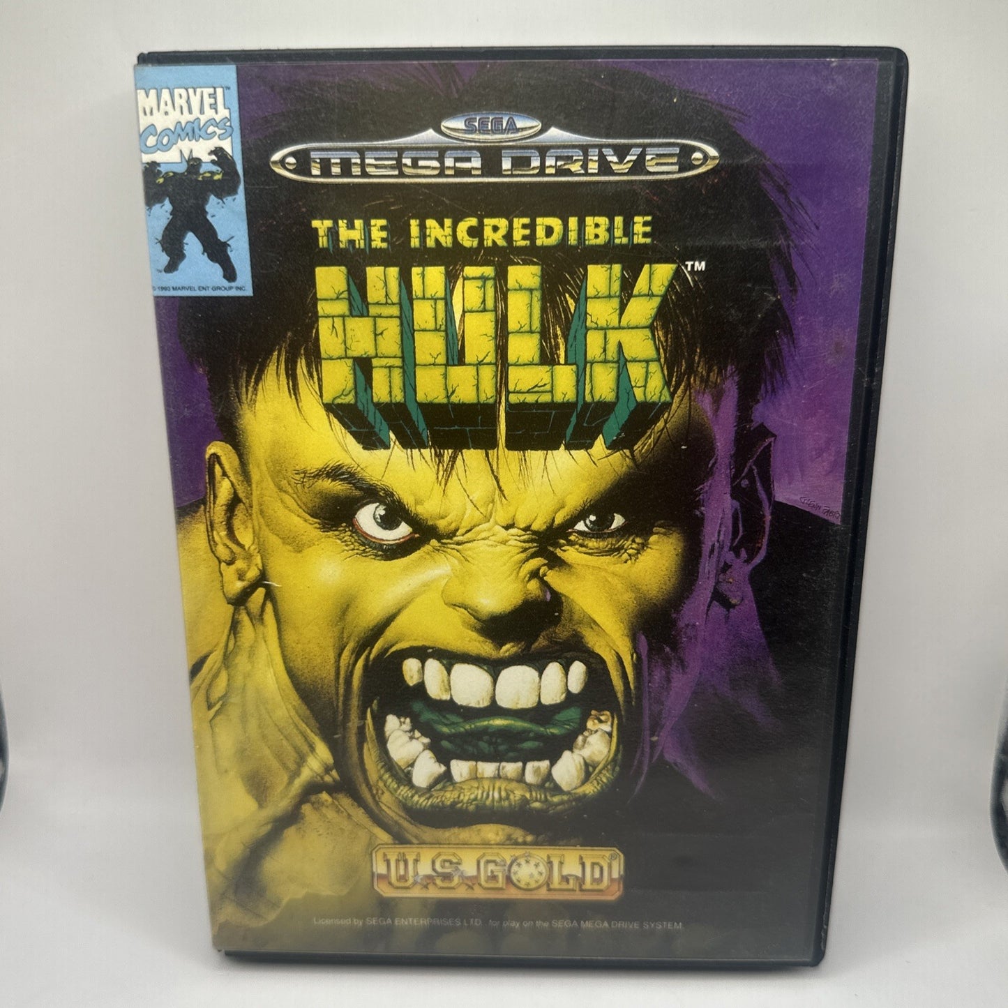The Incredible Hulk • Sega Mega Drive Game (1994) PAL • Marvel