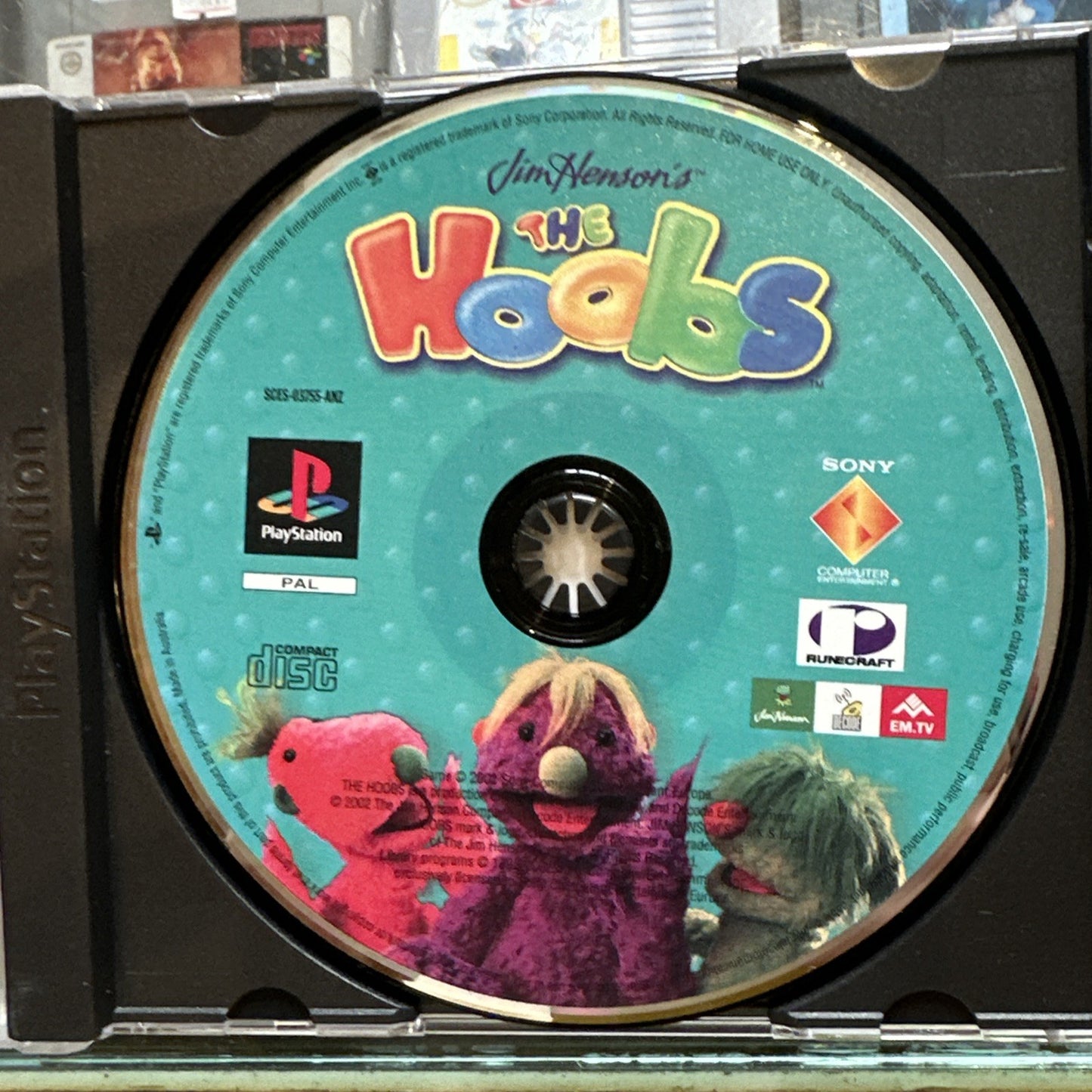 The Hoobs • Sony Playstation 1 PS1 Game (2002) PAL • Complete • Jim Henson