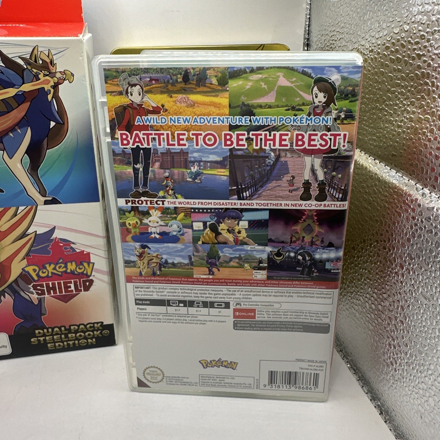 Pokémon Sword And Shield Dual Pack Steelbook Edition • Nintendo Switch • AUS