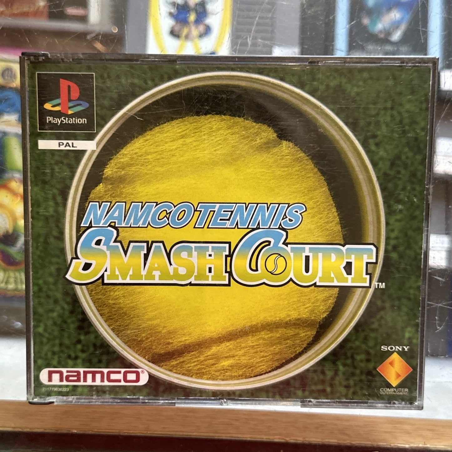 Namco Tennis Smash Court • Sony PlayStation 1 PS1 Game + Manual (1996) PAL