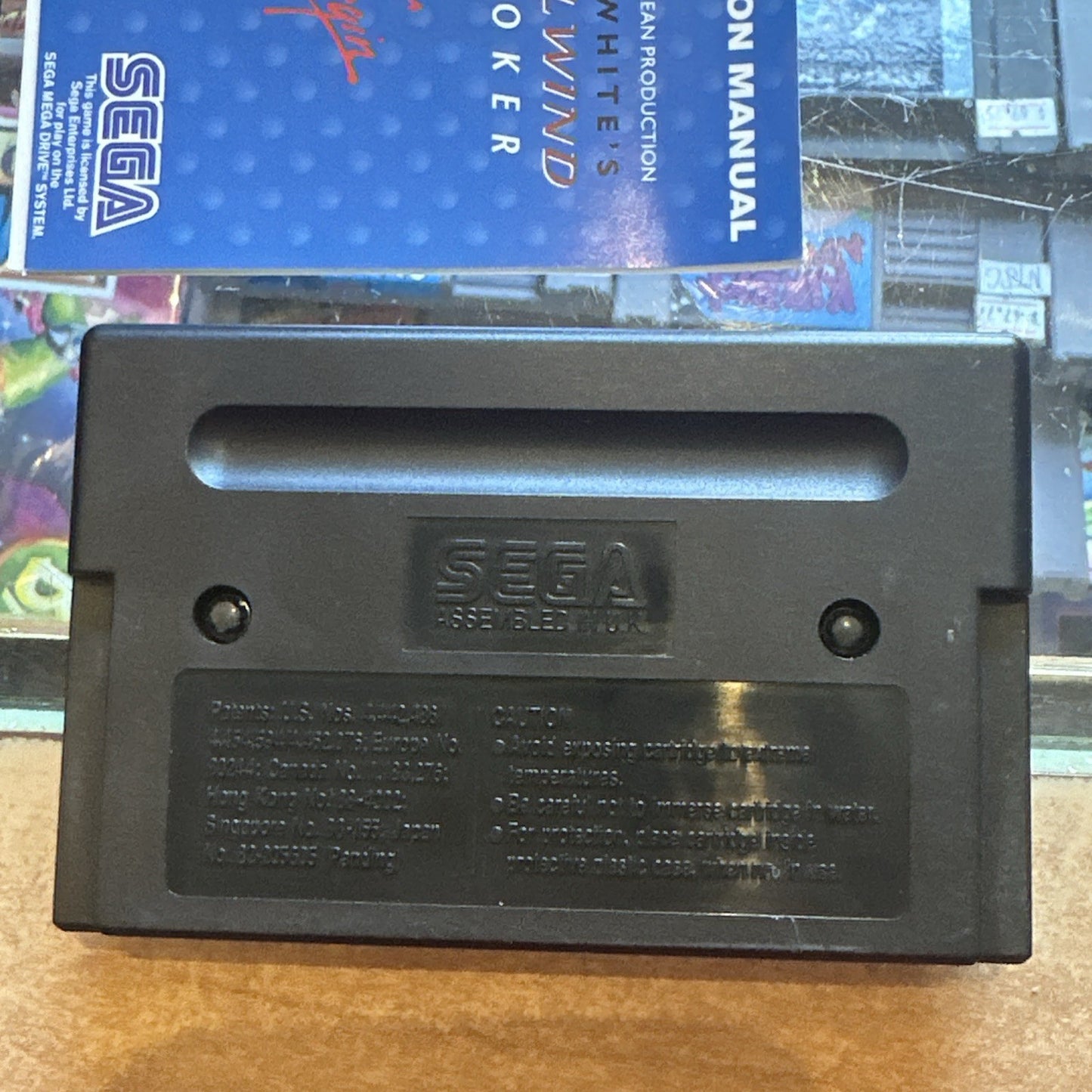 Jimmy White's Whirlwind Snooker • SEGA Mega Drive Game + Box & Manual 1994 Pool