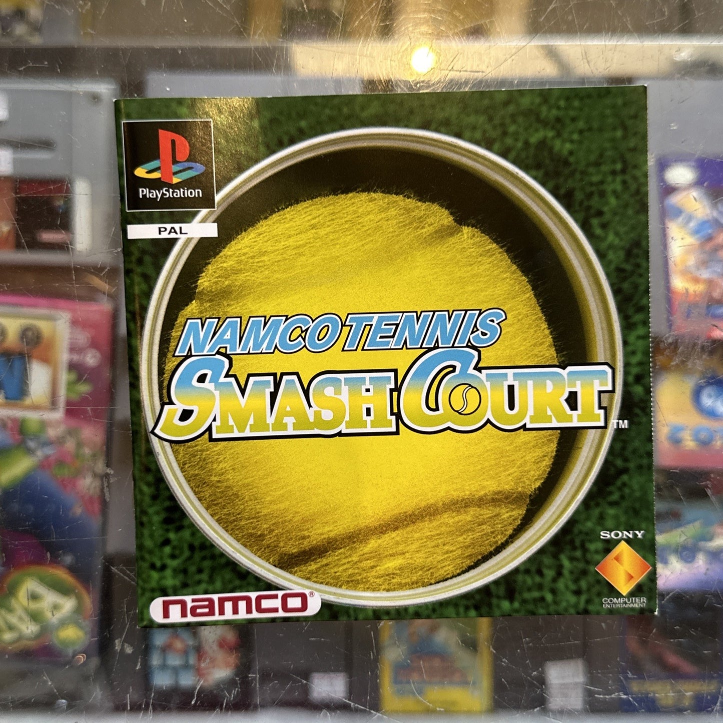 Namco Tennis Smash Court • Sony PlayStation 1 PS1 Game + Manual (1996) PAL