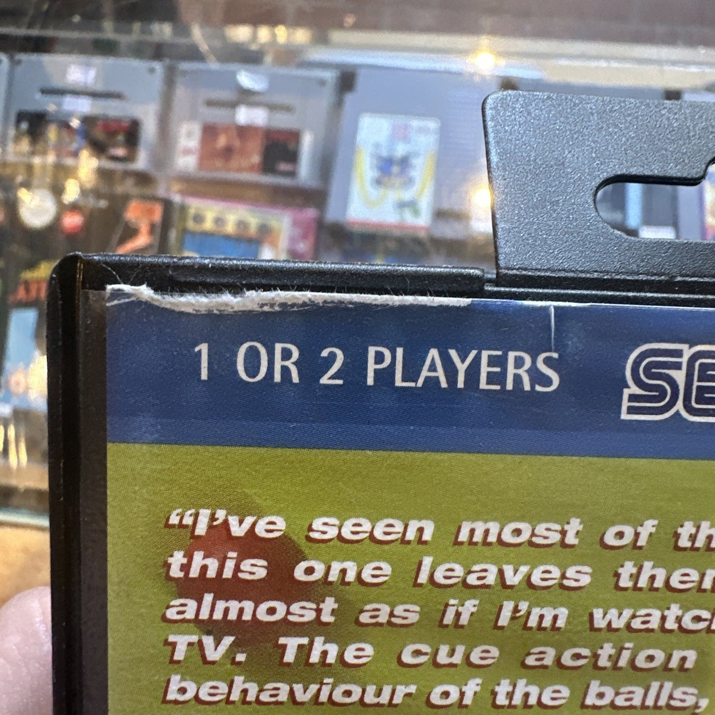 Jimmy White's Whirlwind Snooker • SEGA Mega Drive Game + Box & Manual 1994 Pool